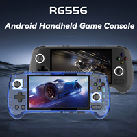 Consola de Juegos Portátil ANBERNIC RG556 Tiger T820 CPU Hall Trigger, Compatible con Proyección de Pantalla Wifi, Consolas de Videojuegos con Pantalla Táctil