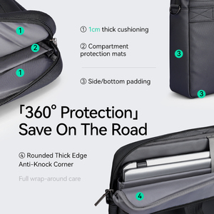 Mark Ryden, funda impermeable multicapa para ordenador portátil para hombre, funda para portátil, maletín para ordenador, bolsos de negocios C _ MR425 - Product Image 6