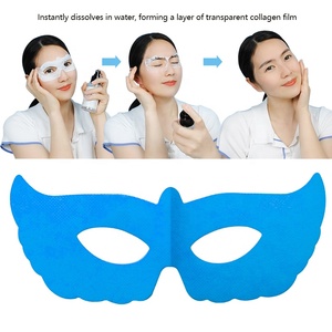 Masque Contour des Yeux Anti-Âge Végétalien Bio Marque Blanche, Forme Papillon, Masque Tissu Lifting Visage avec Film de Collagène Hydrolysé à la Centella - Product Image 2