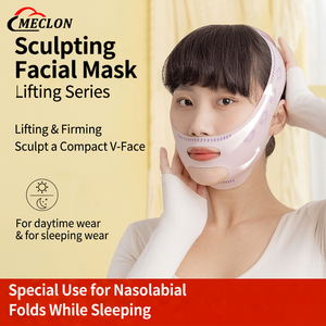 Bandeau élastique sculptant le visage en V, sans couture, <span class=keywords><strong>pour</strong></span> raffermir <span class=keywords><strong>la</strong></span> peau et améliorer les plis nasogéniens, <span class=keywords><strong>masque</strong></span> de remodelage facial - Product Image 1