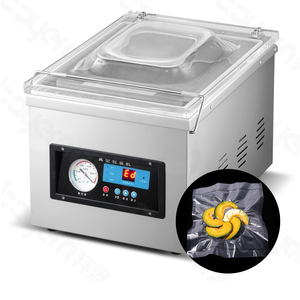 เครื่องซีลสูญญากาศแบบตั้งโต๊ะกึ่งอัตโนมัติ รุ่น DZ-320 สำหรับบรรจุภัณฑ์อาหาร ข้าว เนื้อ ปลา - Product Image 1