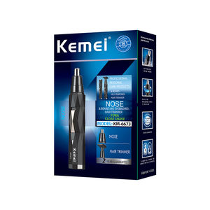 Kemei Km-6673 <span class=keywords><strong>Tondeuse</strong></span> électrique professionnelle indolore pour le nez et les oreilles pour hommes - Product Image 5