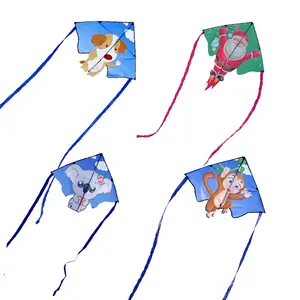 Chinese New design hot sales delta cartoon easy flying kite for Kids from weifang kite factory