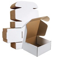 Boîtes postales d'expédition en carton ondulé avec logo personnalisé modèle 3 D gratuit Boîtes d'emballage en papier en carton Boîtes d'expédition d'entreprise
