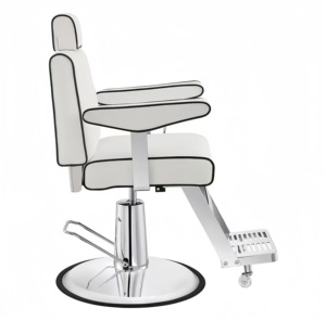 Sillón de Barbería Profesional de Alta Resistencia, Reclinable, Ergonómico, de Acero Inoxidable, Sillón de Peluquería de Lujo para Salón de Belleza - Product Image 4