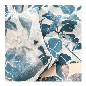 Tissu d'habillement en voile 100 % polyester WI-B07, uni ou imprimé floral, en faille crêpe, <span class=keywords><strong>pour</strong></span> vêtements de mariage, accessoires en gros en stock - Product Image 3
