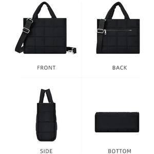 Il produttore di borse a tracolla alla moda personalizzate aggiunge la borsa a mano quadrata in poliestere in poliestere - Product Image 6