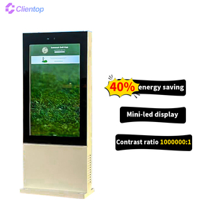 Écran d'affichage numérique LED mini rétroéclairé sur pied de 55 pouces pour magasin automobile électronique de haute technologie - Product Image 1