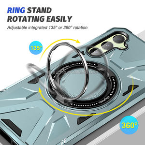 جراب حماية ممتص للصدمات من TPU وPC مغناطيسي للهاتف الذكي متوافق مع سامسونج جالاكسي A15 A14 A24 A54 وآيفون 11 12 13 14 15 16 برو ماكس 5G - Product Image 4