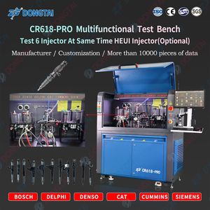 CR618-PRO Diesel Injector and HEUI <strong>Test</strong> <strong>Bench</strong> for Testing 6pcs Injectors at the Same Time - Product Image 6