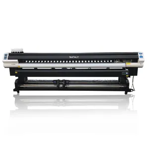 Con 2 i3200 teste 3.2 m grande formato Eco solvente stampanti a getto d'inchiostro