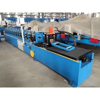 Machine de fabrication de lames de volets roulants en acier galvanisé coloré, haute vitesse 30 mètres/minute, 12 stations, à découpe hydraulique