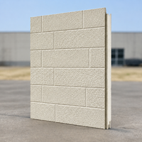 Panneau décoratif extérieur en métal sculpté, léger, isolé en PU, gaufré, pour mur extérieur de bâtiment commercial
