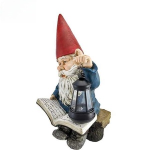 Gnomo da Giardino Gonfiabile Gigante con Lanterna, Statua per Decorazione Esterna - Product Image 2