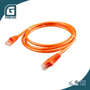 Gcabling UTP Cat6 Patchcord การทดสอบสาย Jumpet 10G 4คู่ Patchcord ยี่ห้อ Cat6a สายแพทช์ RJ45สาย Lan