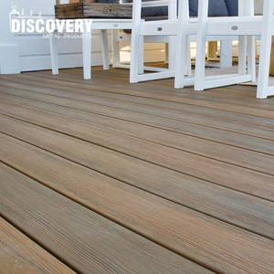 Planches de terrasse en composite WPC de 2e génération, surface en bois grainé ignifuge, différentes tailles, pour jardin extérieur, balcon - Product Image 2