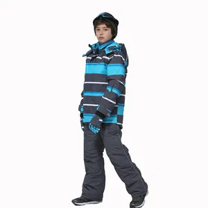 Yeni gelenler kar kıyafetler açık spor kayak ceketleri kapşonlu uzun kaban ile su geçirmez pantolon snowboard