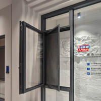 Ventana de Balcón de Aluminio con Doble Acristalamiento, Diseño Simple, Marco Ultra Delgado, Personalizada por Deioux, Ventanas Abatibles para Casa