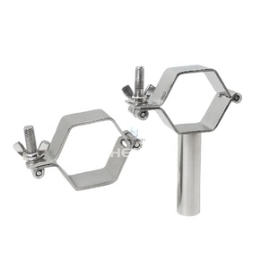 Support de tuyau hexagonal en acier inoxydable, serrage flexible pour pipeline - Product Image 3