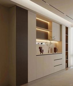 Aparador de Almacenamiento de Piso a Techo Modelo 2025, Excepcionalmente Capaz para Familias, Escuelas, Hoteles, Oficinas y Comedores - Product Image 6