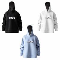 Sudadera con Capucha Unisex Lisa, de Gran Tamaño, con Forro Polar Grueso, Personalizable con Serigrafía y Bordado 3D, OEM ODM, Marca Privada