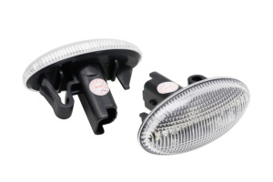 Ailead No Error Lente transparente Luz <span class=keywords><strong>de</strong></span> señal <span class=keywords><strong>de</strong></span> giro LED dinámica para Peugeot 107 Hatchback 108 206 CC/Hatchback/SW 307 407 607 Partner - Product Image 2