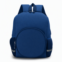 Sac à dos enfant color-block avec boucle de poitrine, sac d'école maternelle pour enfants, bande réfléchissante, léger, sac à dos de jour pour enfants, logo personnalisé
