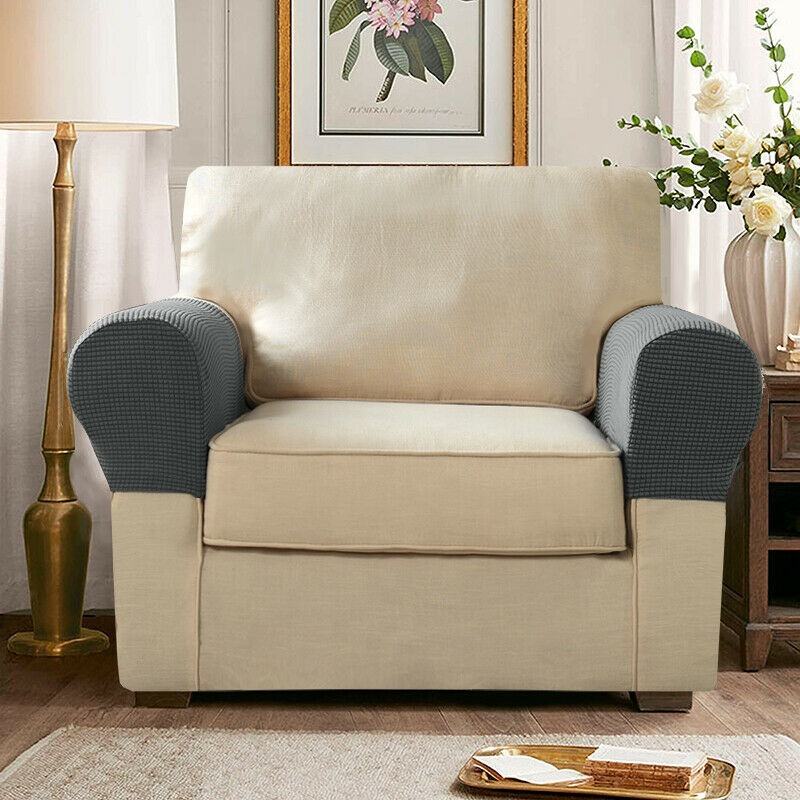 Copri Divano Universal Chair Arm Protector Cover Sofa Couch Armchair Covers  Armrest Stretch