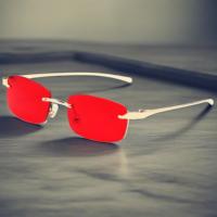 Lunettes de soleil personnalisées sans cadre avec tête de léopard au design unique pour la photographie de rue à la mode et la mode transfrontalière