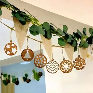 Adorno para Árbol, Decoración Rústica Vintage para Colgar en el Hogar y Fiestas - Product Image 2