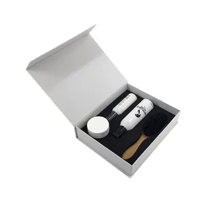 Белая коробка с черным логотипом на заказ EVA пенопластовый держатель для ухода за волосами упаковочная коробка