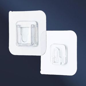 Multifunction Adhesive Novelty Wall Hooks Heavy Duty Nail Free Sticky Hook Hanger Eco-Friendly Kitchen Bathroom Organizer - Product Image 3