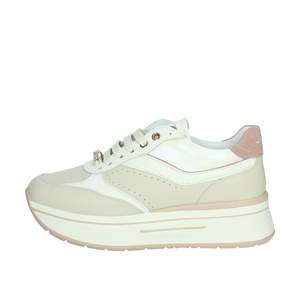 Sneakers Janet & Janet Donna J-020 Bianco, chaussures chunky pour femmes, mode décontractée - Product Image 1