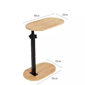 ชั้นวางของไม้ไผ่ทรงวงรี ปรับความสูงได้ สำหรับใช้ในบ้านและห้องนอน - Product Image 4