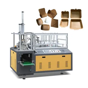 New technology factory supplier Small Paper Lunch box making machine with CE certificate