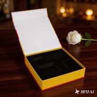 Boîte d'emballage de parfum de luxe personnalisée, fermeture magnétique, boîte rigide en carton avec couvercle rabattable, insert en EVA pour cosmétiques
