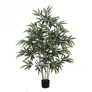 <span class=keywords><strong>Bambou</strong></span> <span class=keywords><strong>artificiel</strong></span> en plastique, plante verte bionique, faux arbre en pot, décoration intérieure, accessoires de photographie de mariage - Product Image 4