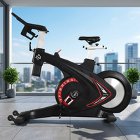 Bicicleta de Spinning Comercial para Interiores |   Bicicleta de Ejercicio Cardiovascular de Acero Resistente, Capacidad de 400 lb, Garantía de 3 Años, Equipo de Ejercicio para Gimnasio