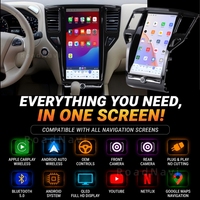 Navegación Android RoadNavi con Pantalla Vertical de 14.8'' para Nissan Pathfinder 2012-2020, Reproductor Multimedia de Video, Carplay Inalámbrico, GPS