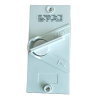 Interruptor de Pared Mini WIS 135 de 1 Polo y 16A con Certificado AU, Interruptor Aislador Resistente a la Intemperie de Buena Calidad