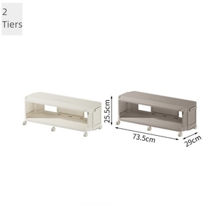 Bán Buôn Thiết Kế Hiện Đại Ổn Định Có Thể Gập Lại Đóng Mở Giày Giá Lưu Trữ Tổ Chức PP Nhựa Cài Đặt-Miễn Phí Cho Nhà Hoặc Làm Việc - Product Image 2