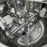 Homogénéisateur sous vide pour crème cosmétique avec agitateur, capacité 200-500L, niveau de sécurité élevé
