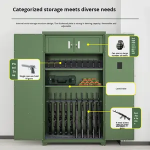 Gabinete de pistola en red inteligente Almacenamiento de munición a prueba de explosiones engrosado con muebles comerciales Almacenamiento de armas integrado - Product Image 4