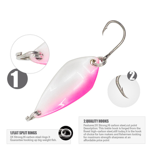 Banshee — appât dur pour la pêche, leurre pour attraper des poissons, en métal, en acier inoxydable, avec lame, matériel pour pêcher à la cuillère, artisanal, en vogue, SB15 - Product Image 3