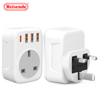 Adaptateur de voyage UK vers US et EU vers UK/US, fabriqué en Chine