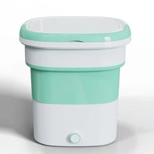 Lave-linge portable pliable en silicone avec fonction séchage, mini lave-linge - Product Image 1