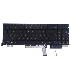 Teclado retroiluminado en inglés de EE. UU. para portátil ASUS ProArt <span class=keywords><strong>Studiobook</strong></span> Pro 16 W7600 W5600 H5600 H7600 UX7602 0KNB0-562LUS00, nuevo - Product Image 1