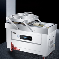 Machine d'emballage sous vide industrielle à double chambre DZ600/2S pour l'emballage alimentaire en plastique thermoformé