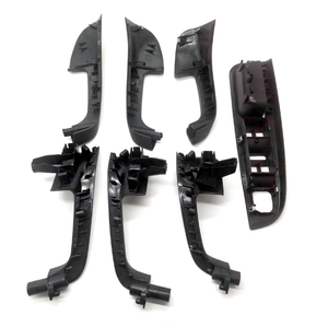 ชุดฝาครอบมือจับประตูภายในสีดำ7ชิ้นสำหรับ VW Jetta Golf 5 GTI MK5 1K4868049C 1K0867180D 1K0868040B 1K0868187H - Product Image 3