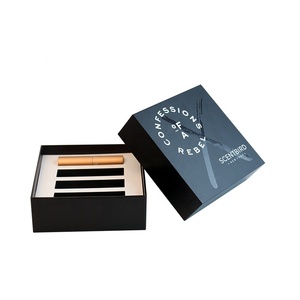 Oem de embalaje de cartón de muestras de <span class=keywords><strong>Perfume</strong></span> Base de vidrio y la tapa de caja dura - Product Image 4